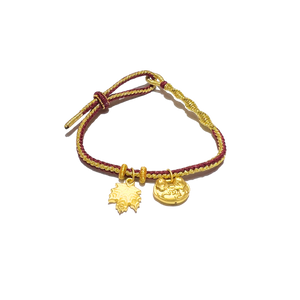 24 Gold Bracelet (Maple Leaf, lucky Charm)