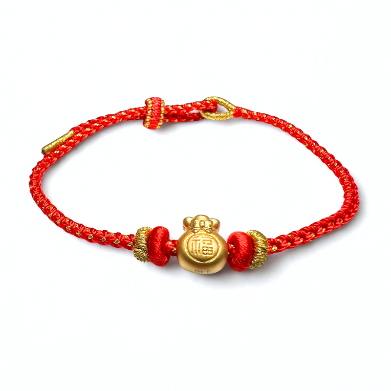 24K Gold Bracelet (Money bag)