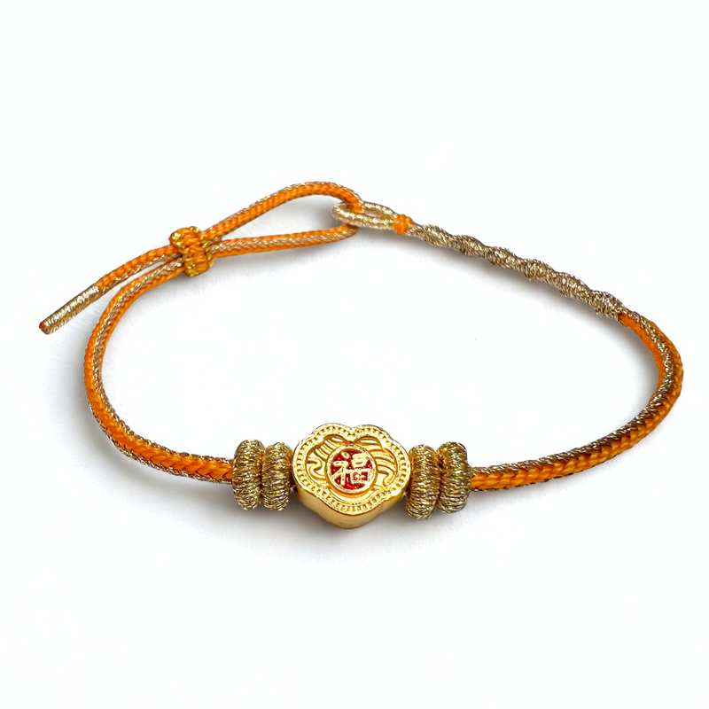 24K Gold Bracelet (auspicious cloud)