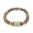 24K Gold Hetian Jade Bracelet