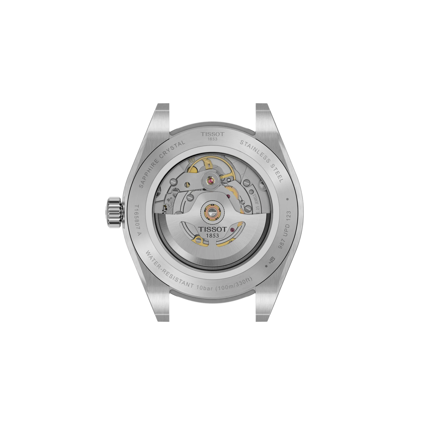 Tissot Gentleman Gold Bezel 38mm T9348074104100