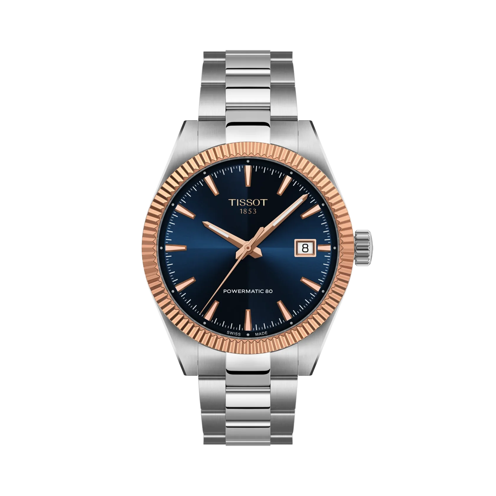 Tissot Gentleman Gold Bezel 38mm T9348074104100