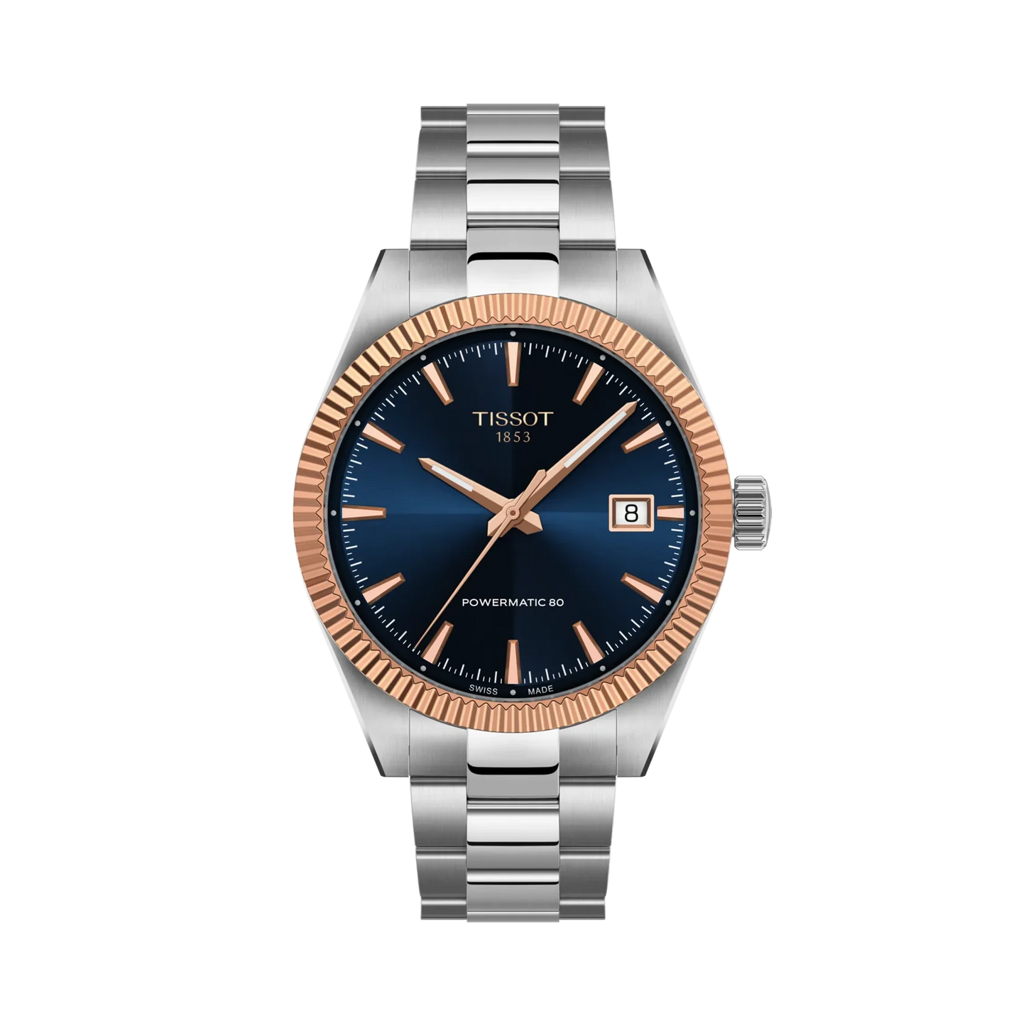 Tissot Gentleman Gold Bezel 38mm T9348074104100