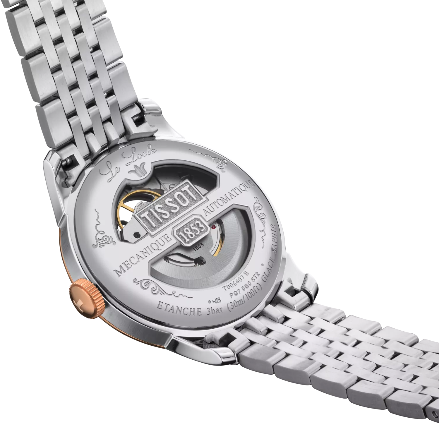 Tissot Le Locle Powermatic 80 Open Heart T0064072203302