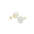 24K Gold Hetian Jade Earring