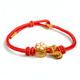 24K Gold Bracelet (Spinning Flower)