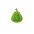 24K Hetian Jade Pendant (Laughing Buddha)