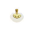 24K Hetian Jade Pendant (Auspicious Cloud)