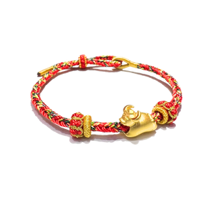 24 Gold Bracelet Chinese Zodiac (Ox)