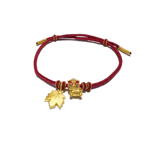 24 Gold Bracelet (Maple Leaf, Lion Dance)