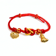 24K Gold Bracelet (Longevity Lock, Buddha)