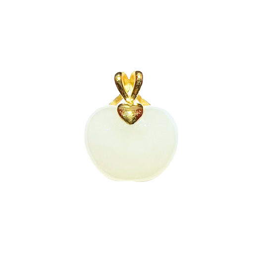 24K Hetian Jade Pendant (Apple)