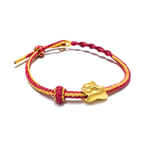 24 Gold Bracelet Chinese Zodiac (Rabbit)
