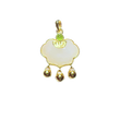 24K Hetian Jade Pendant (Auspicious Cloud)