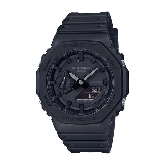 CASIO G-SHOCK RETRO-STYLE ANALOG-DIGITAL CARBON CORE GUARD WATCH GA2100-1A1