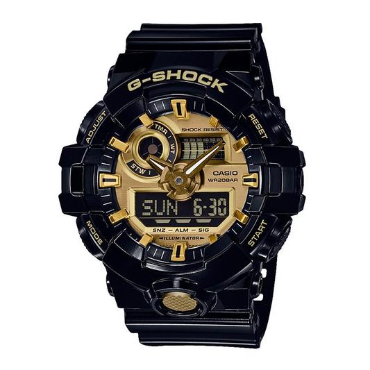 CASIO G-SHOCK ANALOG-DIGITAL GA-700 SERIES GA-710GB-1A