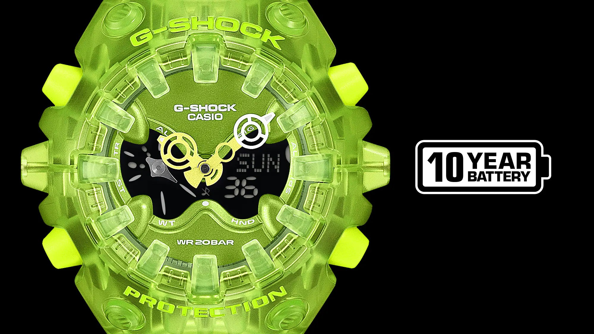 Casio G-Shock ANALOG-DIGITAL GA-V01 SERIES GA-V01SKE-3A