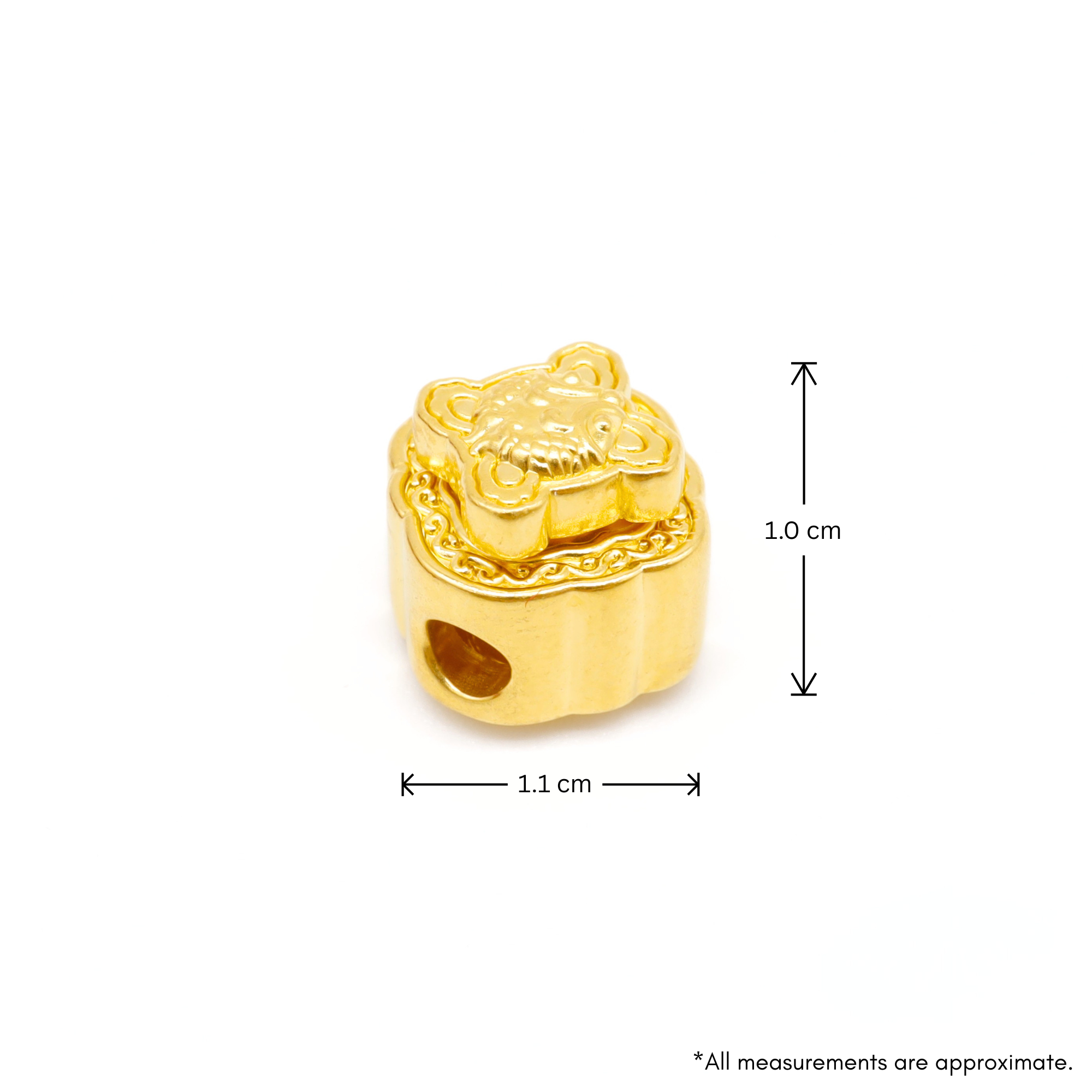 24K Gold Spinning Blessing Charm