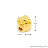 24K Gold Spinning Blessing Charm