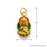 24k Gold Buddha Charm