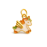 24k Gold Zodiac Horse Charm