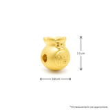 24K Gold Money bag Charm