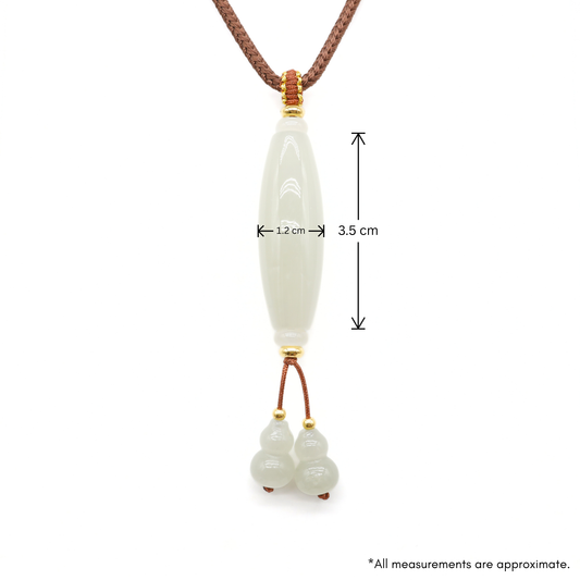 24K Hetian Jade Necklace