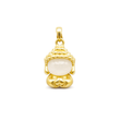 24K Gold Hetian Jade buddha Pendant