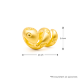 24K Gold Zodiac Snake Charm