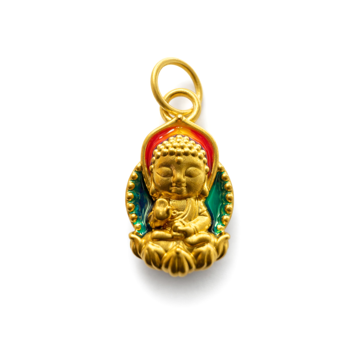 24k Gold Buddha Charm
