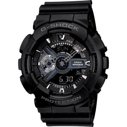 CASIO G-SHOCK ANALOG-DIGITAL GA-110 SERIES GA110-1B