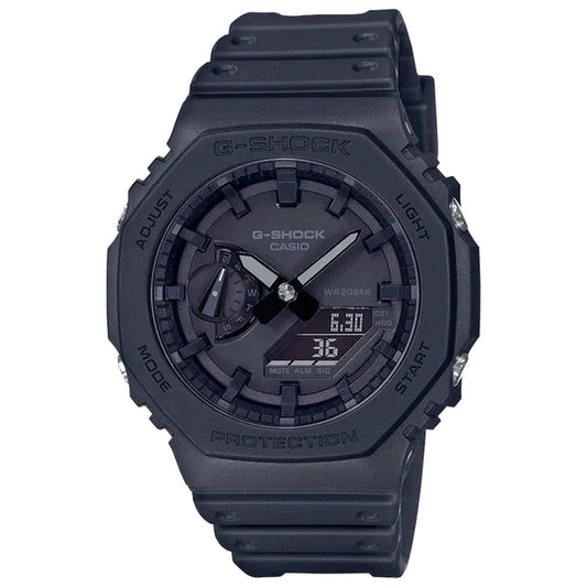CASIO G-SHOCK RETRO-STYLE ANALOG-DIGITAL CARBON CORE GUARD WATCH GA2100-1A1