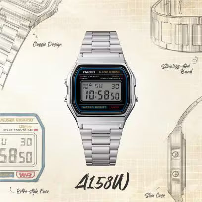 CASIO VINTAGE A158WA-1