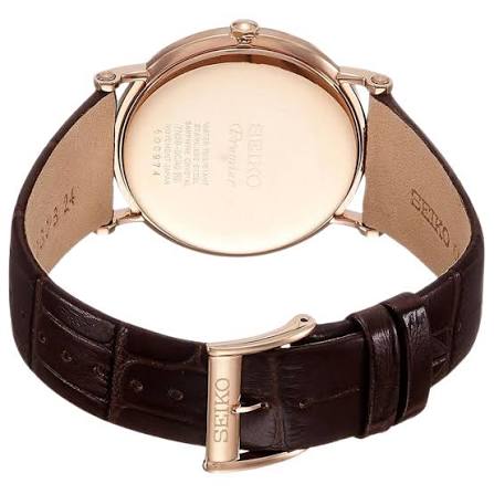 Seiko Premier Brown strap Quartz SRK040