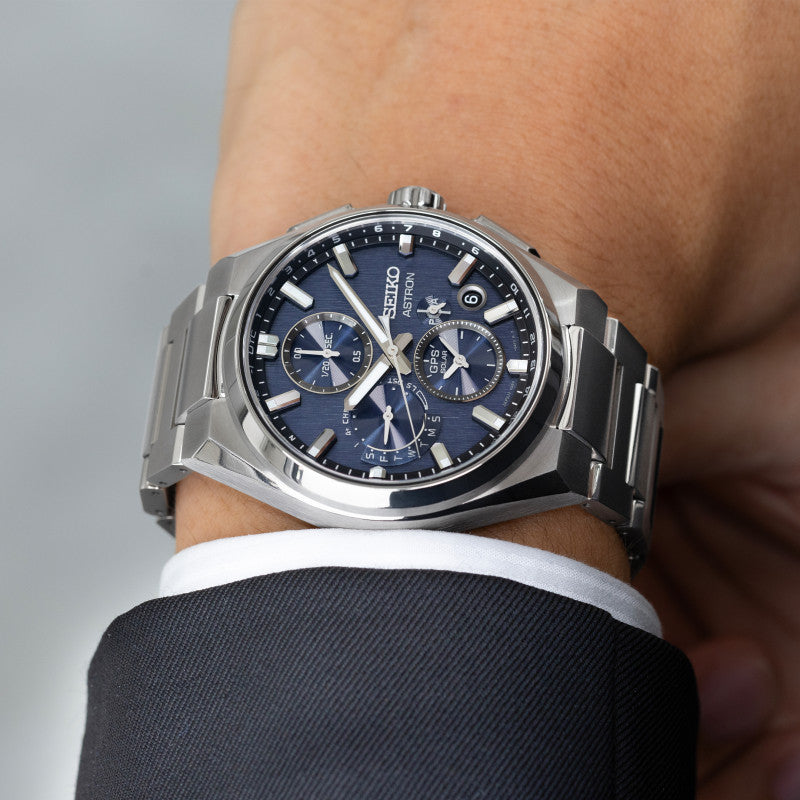 Seiko Astron GPS Solar Dual Time Chronograph SSH161