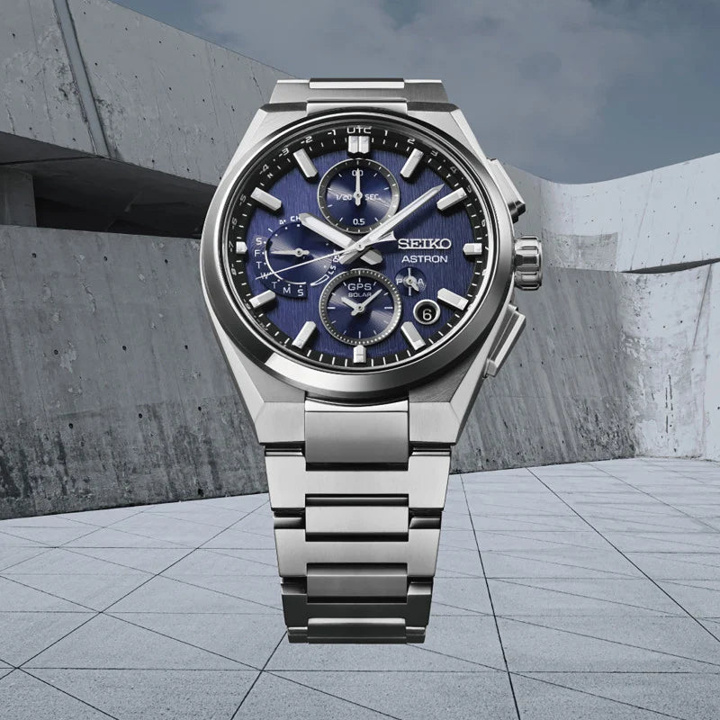 Seiko Astron GPS Solar Dual Time Chronograph SSH161