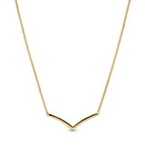 Pandora Shine Polished Wishbone Necklace 368710C00-60