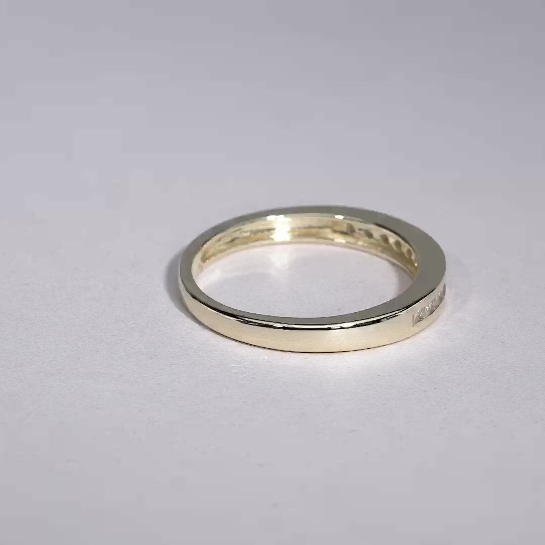 Channel Semi Eternity Diamond Band