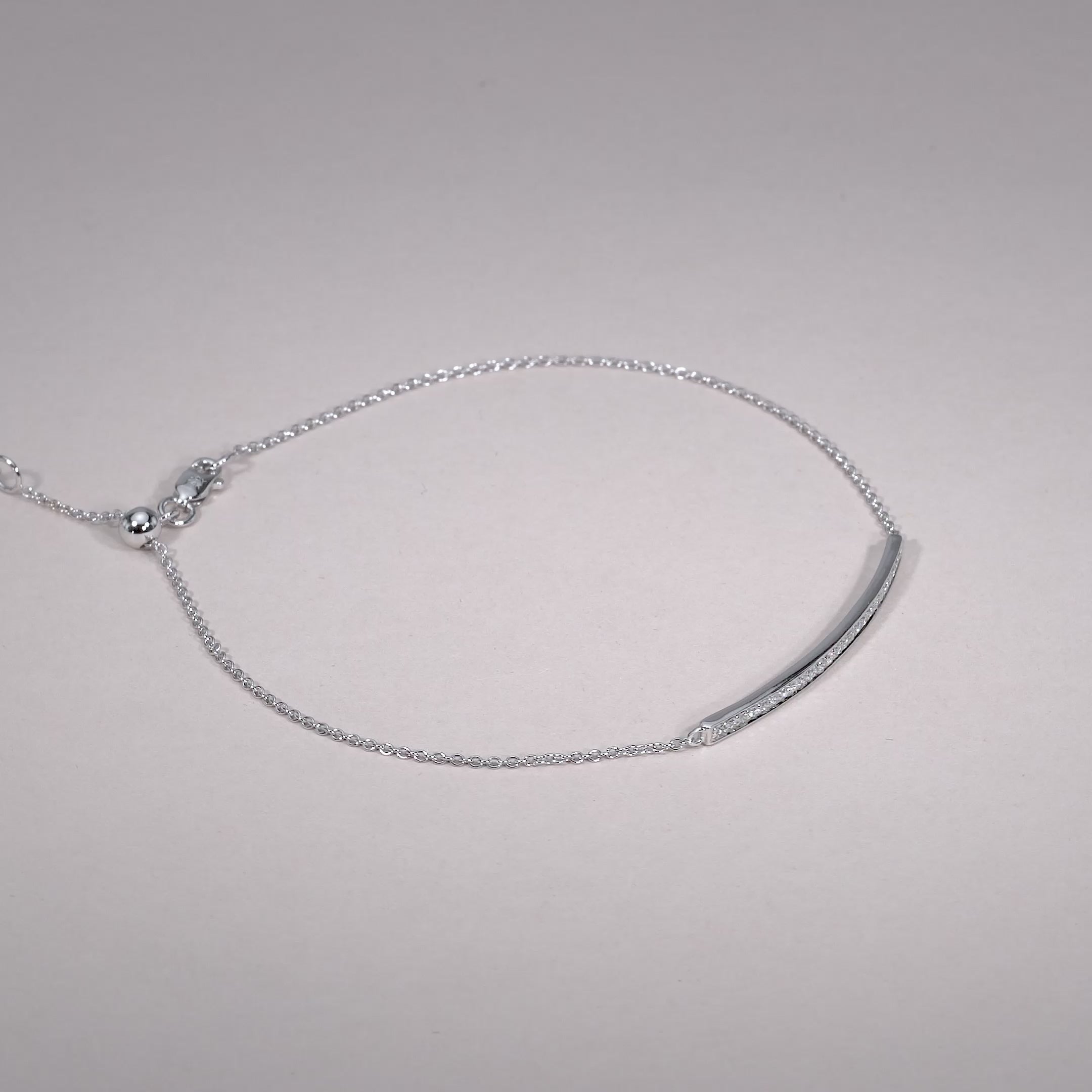 Diamond Bar Bracelet