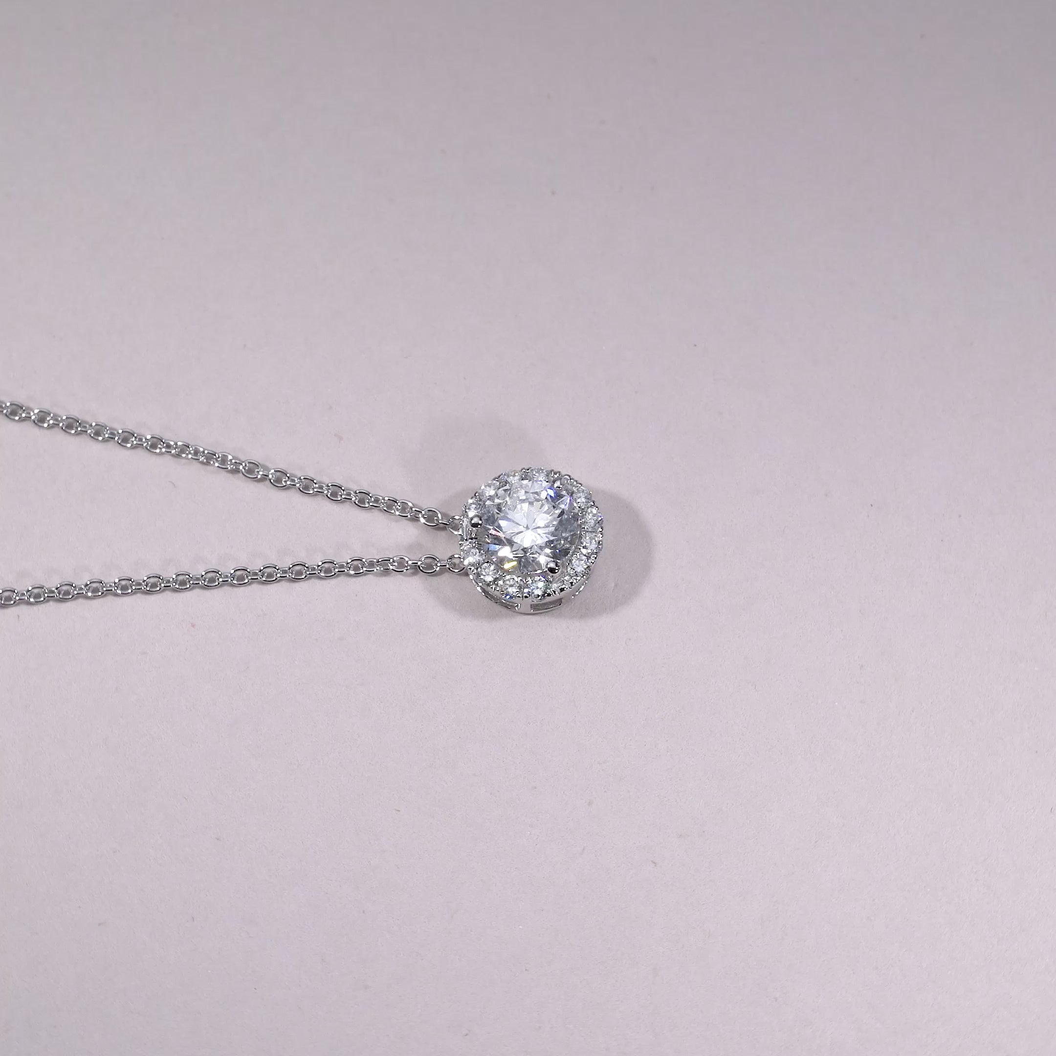 Halo Diamond Pendant