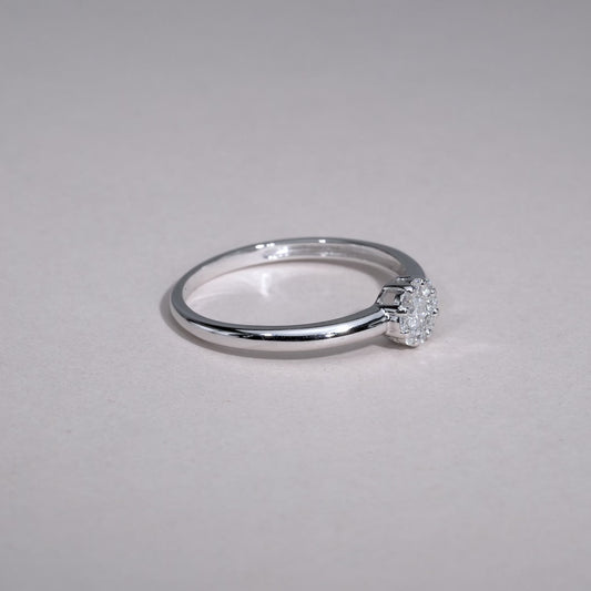 Cluster Mount Diamond Ring