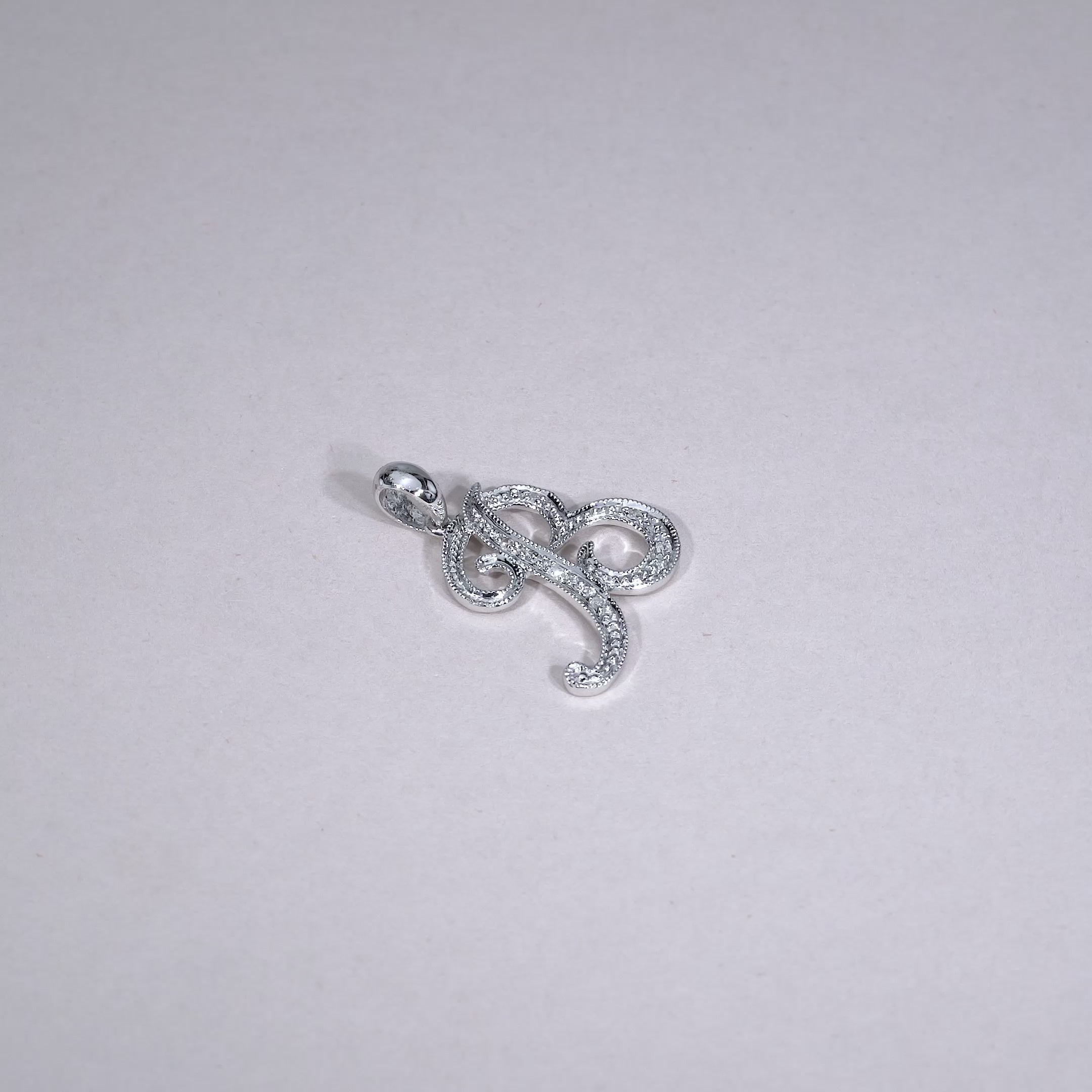 Script Diamond Initials