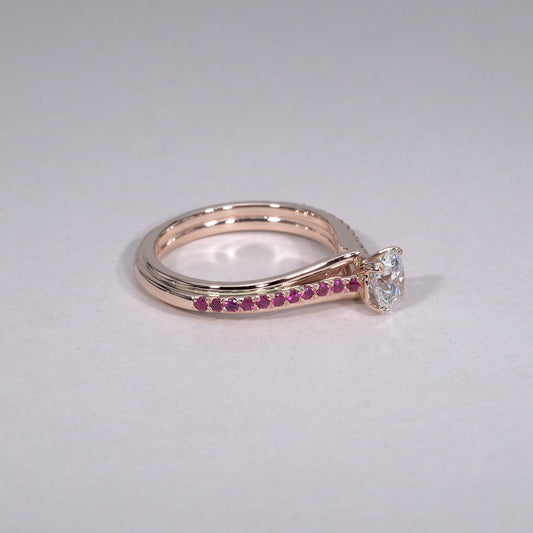 Faith Signature Ruby and Diamond Ring