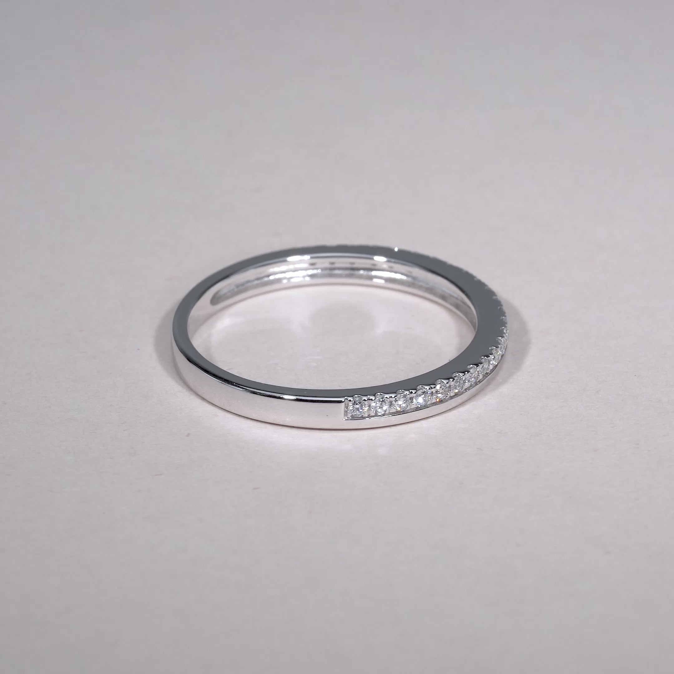 United Semi Eternity Diamond Ring