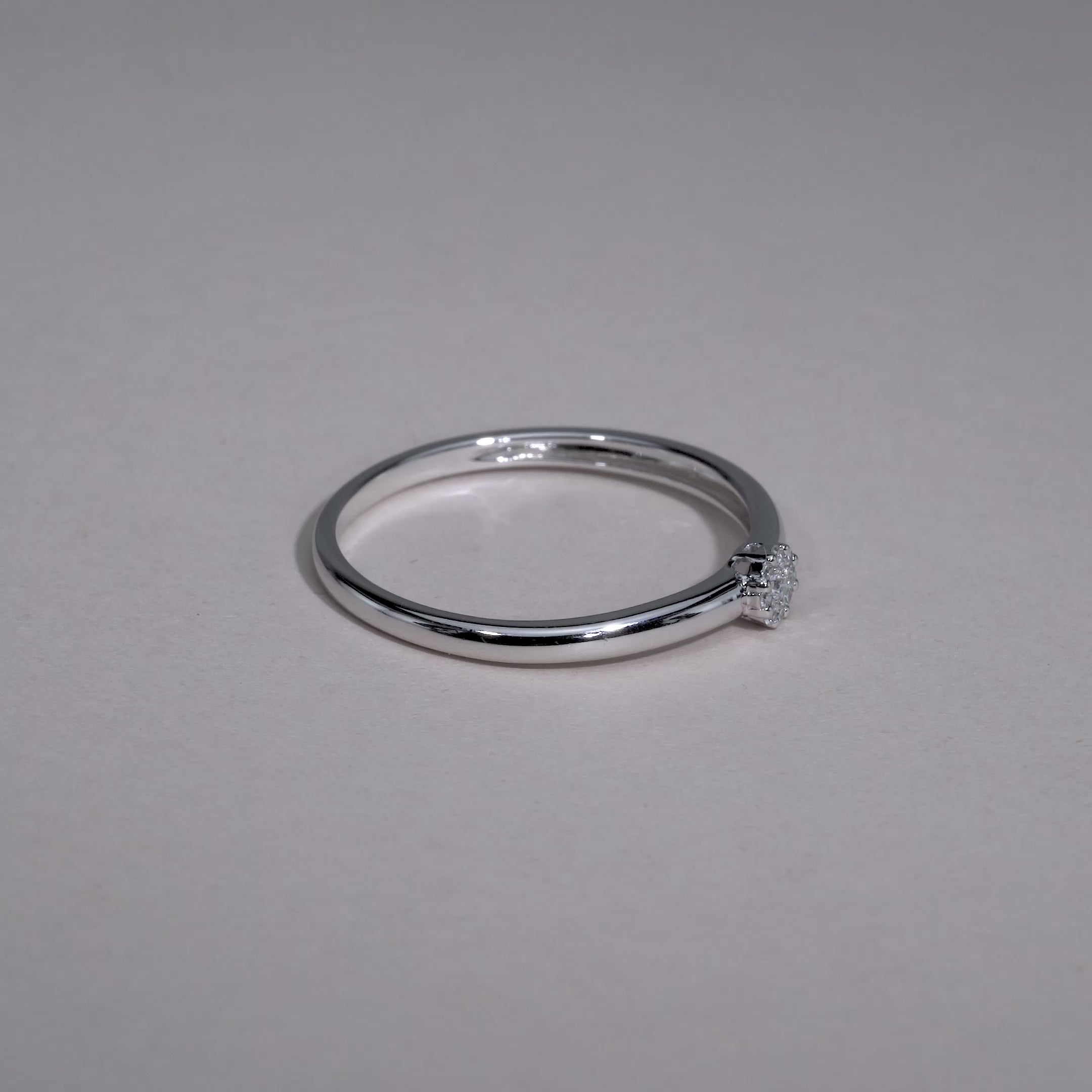 Cluster Mount Diamond Ring