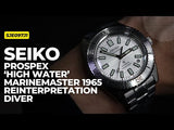 Seiko Prospex Black ‘High Water’ Marinemaster 1965 Reinterpretation Diver SJE097J1