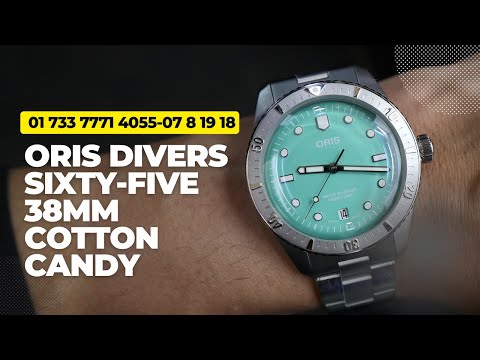 Oris Divers Sixty-Five 38 Cotton Candy 01 733 7771 4057-07 8 19 18