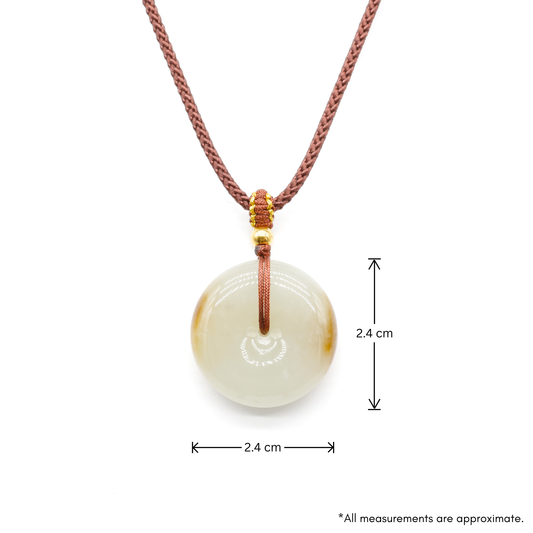 24K Hetian Jade Necklace