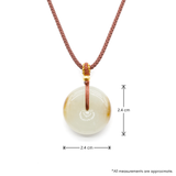 24K Hetian Jade Necklace