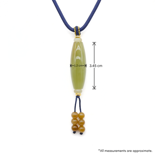 24K Hetian Jade Necklace